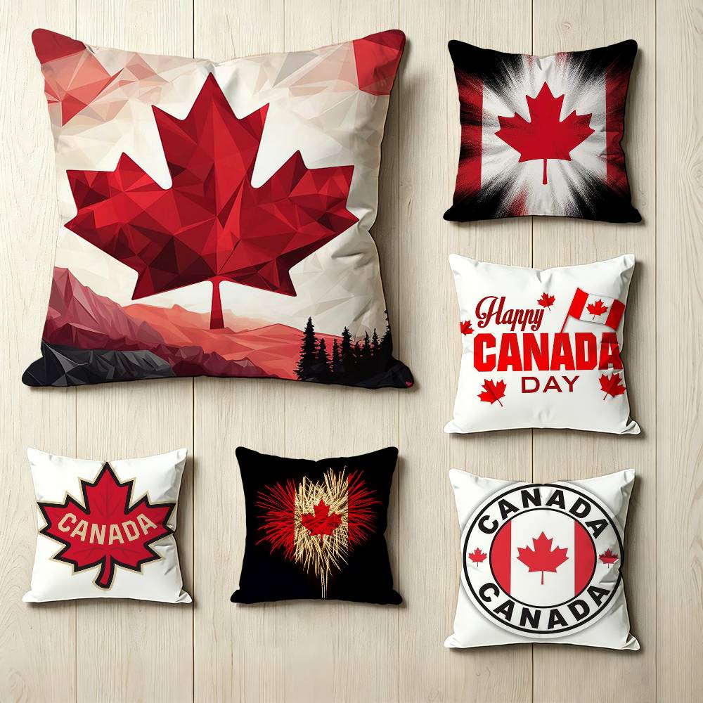 Home Textiles Canada - Fodera per cuscino con stampa fronte-retro
