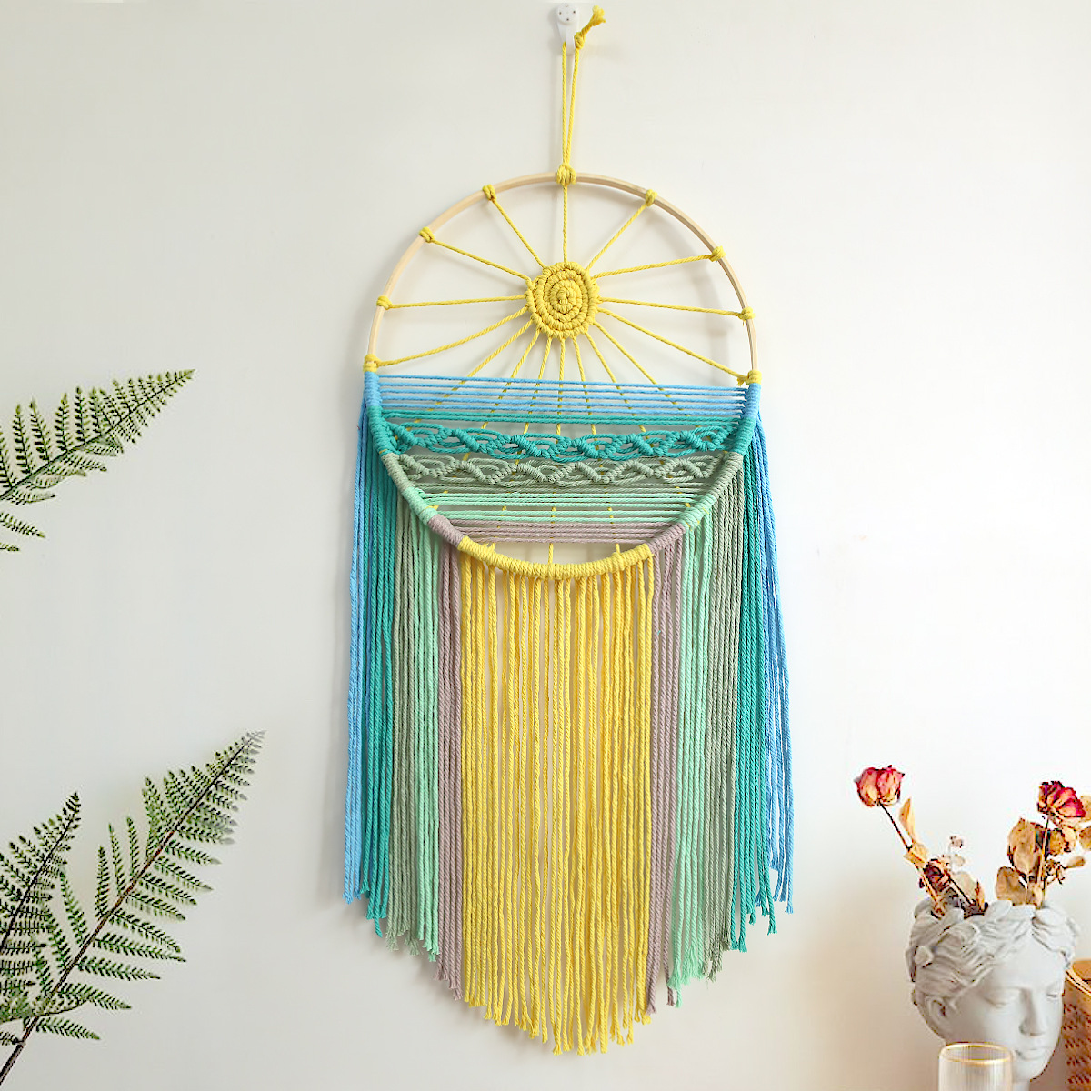 Arazzo in macramè Nordic Sunri - Sunrise Home Textiles & Apparel recensione e prezzo