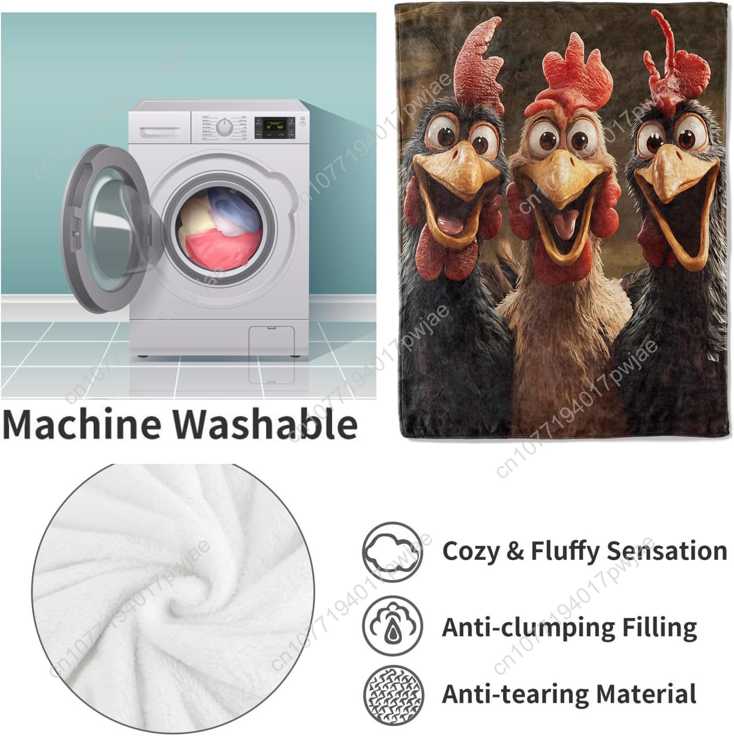 Regali per coperte per polli p - Home Textile recensione e prezzo