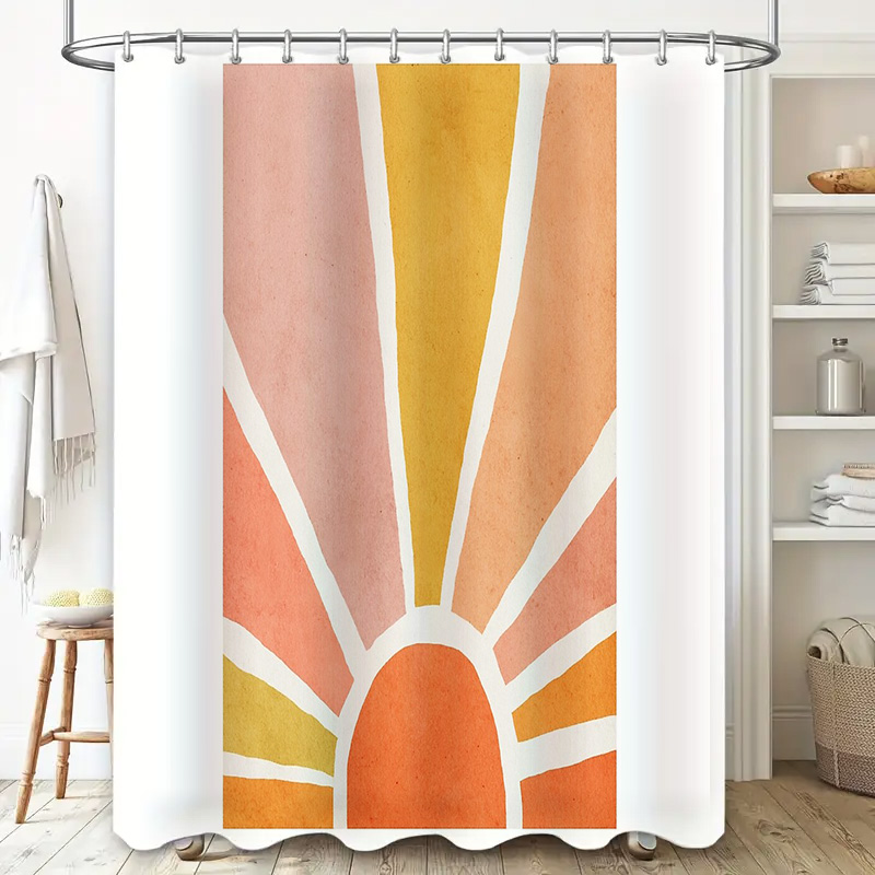 Tenda da doccia alba Sfondo bo - Sunrise Home Textiles & Apparel recensione e prezzo