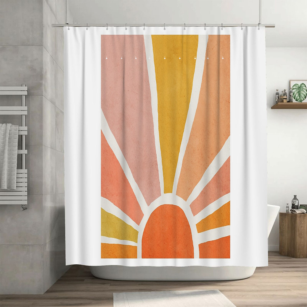 Tenda da doccia alba Sfondo bo - Sunrise Home Textiles & Apparel recensione e prezzo