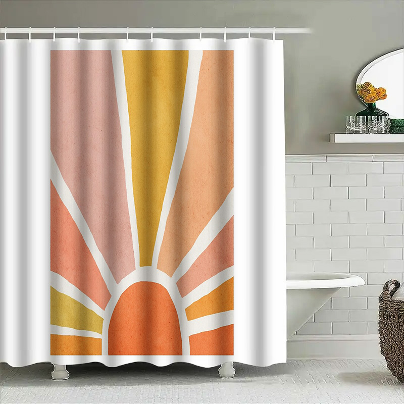 Tenda da doccia alba Sfondo bo - Sunrise Home Textiles & Apparel recensione e prezzo