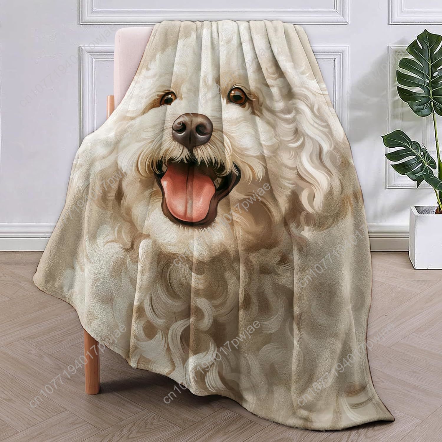 Coperta con ritratto di barbon - Home Textile recensione e prezzo